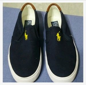 NWOT RALPH LAUREN MEN SLIP ON TENNIS SIZE 7 1/2 C